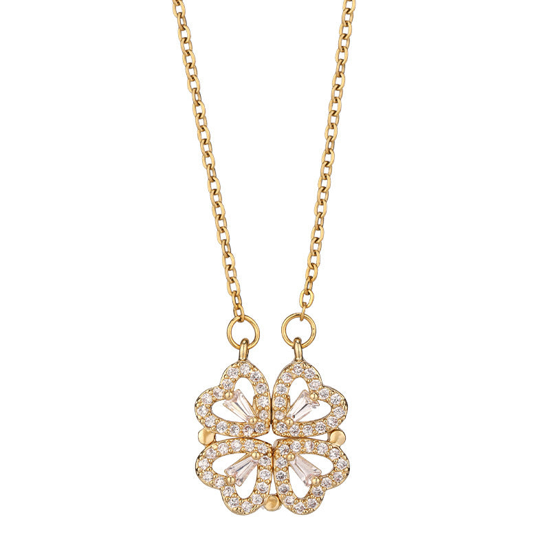 Four-leaf Clover Necklace - Kaldas Online Shopping