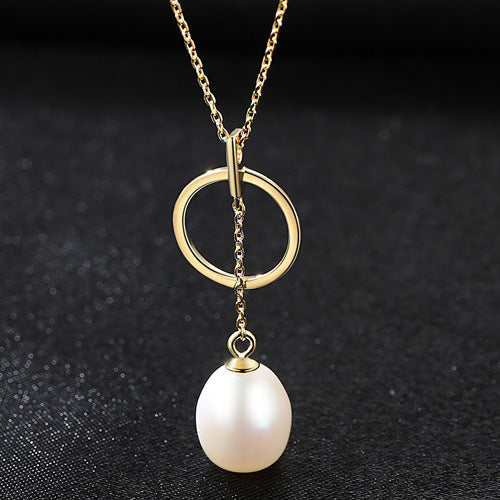 Sterling Silver Pearl Necklace Pendant