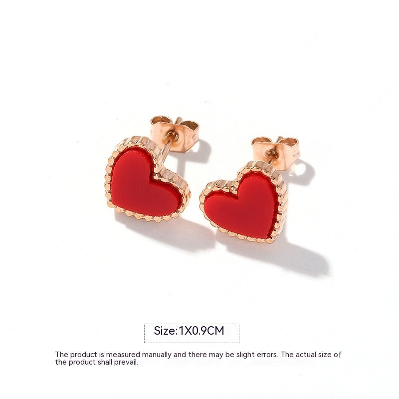 Feminine Titanium Earrings