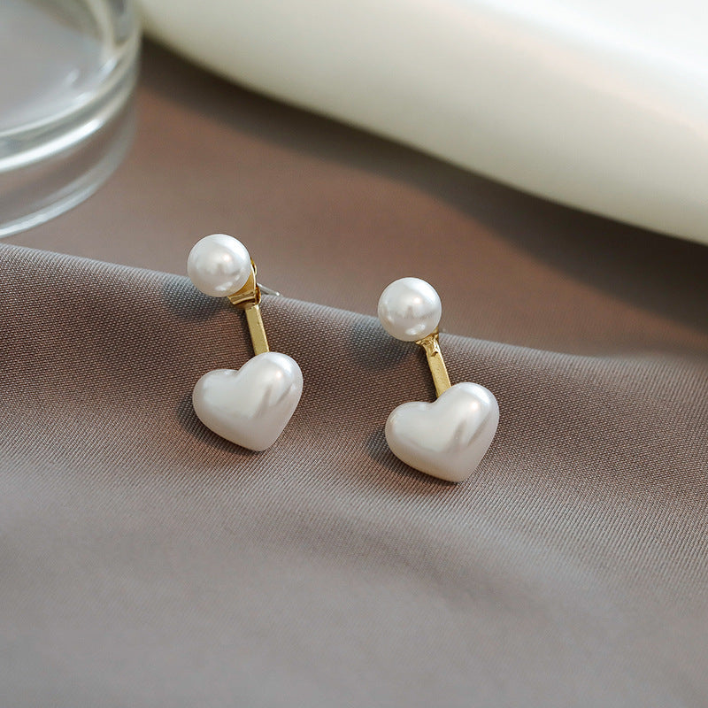 Love Pearl Earrings - Kaldas Online Shopping