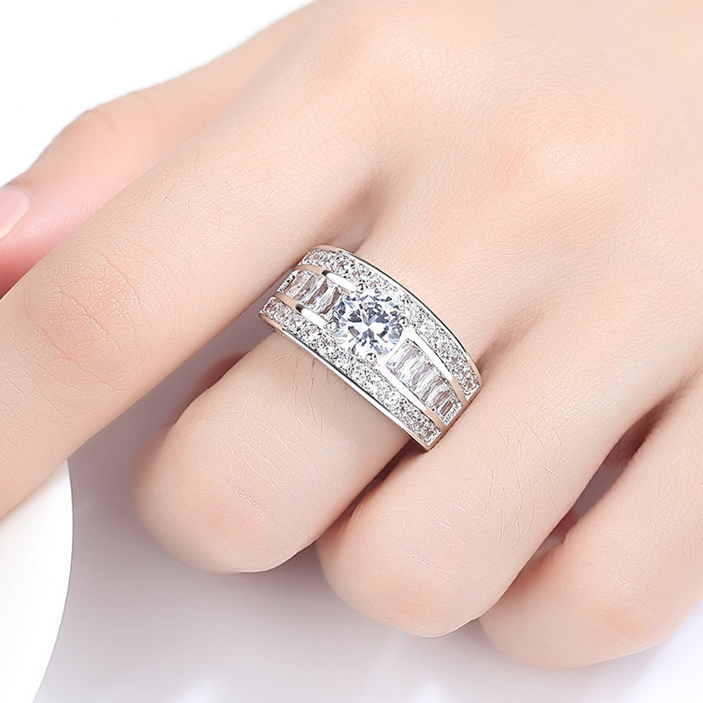 Zircon Claw Heart Arrow ring - Kaldas Online Shopping