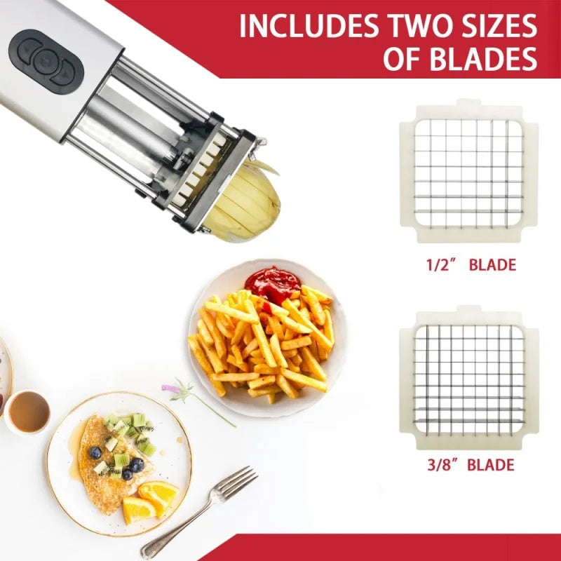 Electric Stainless Steel French Fry Cutter