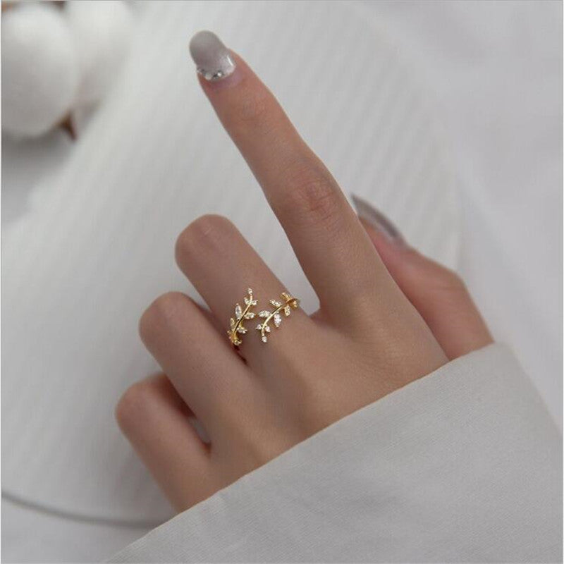 Leaf shape Ring - Kaldas Online Shopping