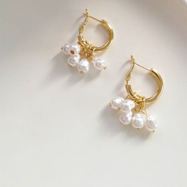 Pearl tassel earrings - Kaldas Online Shopping