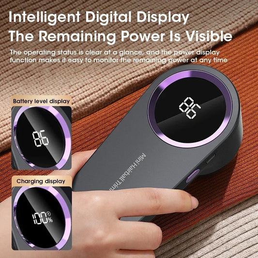 Rechargeable Fabric Shaver with LED Display