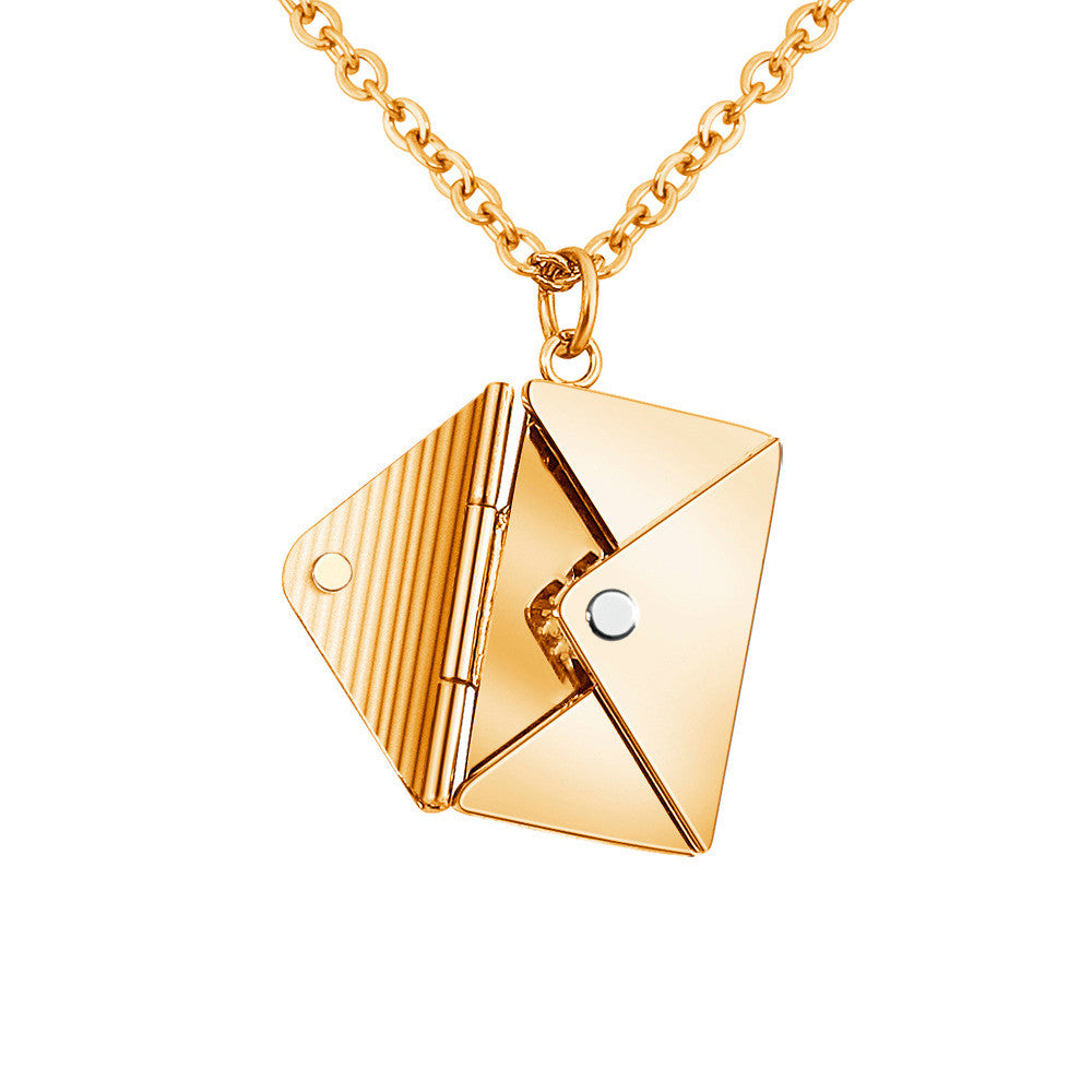 Love Envelop Necklace - Kaldas Online Shopping