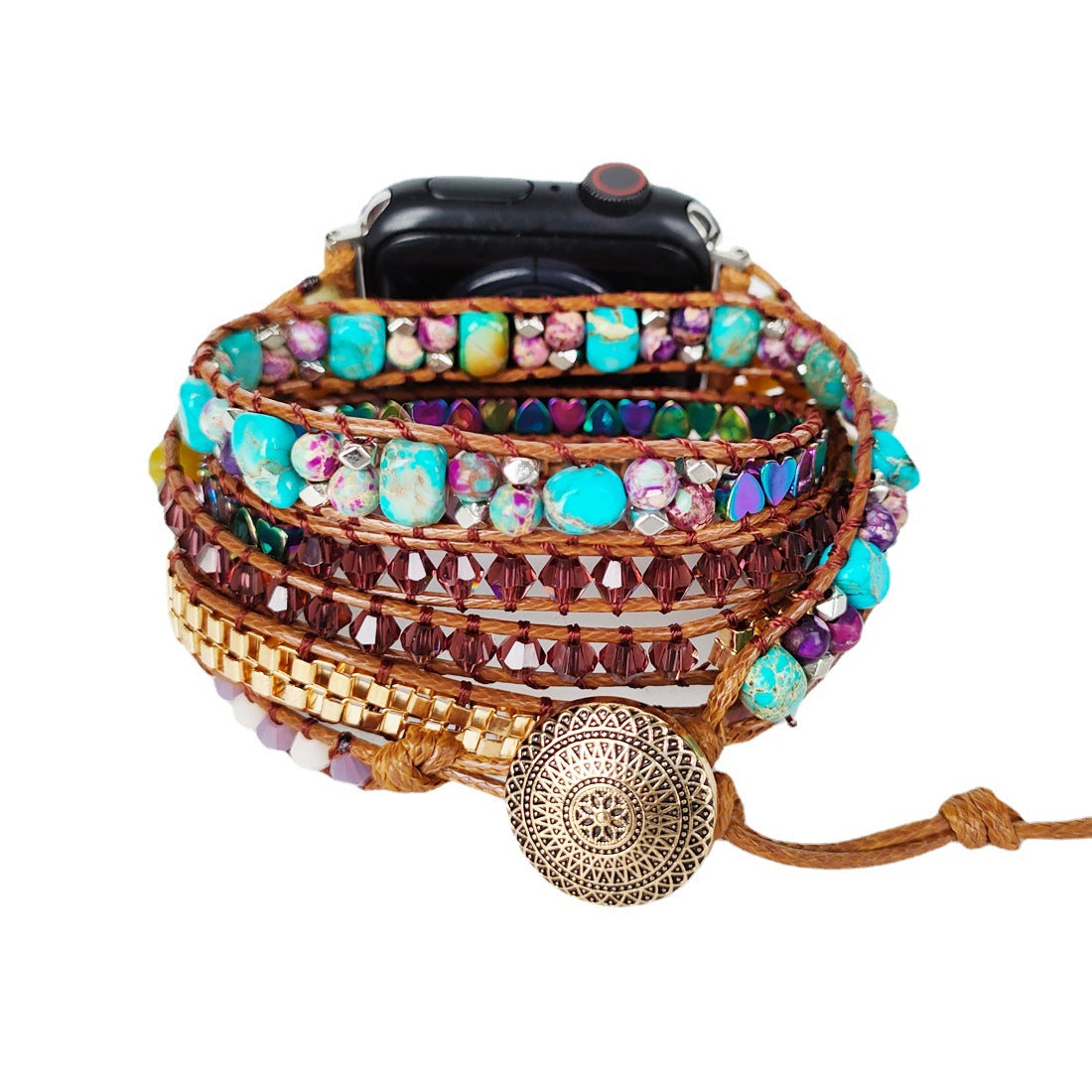 Natural Rough Woven Watch Band