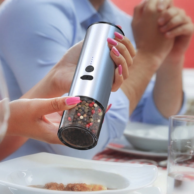 Rechargeable Electric Salt and Pepper Grinder Set