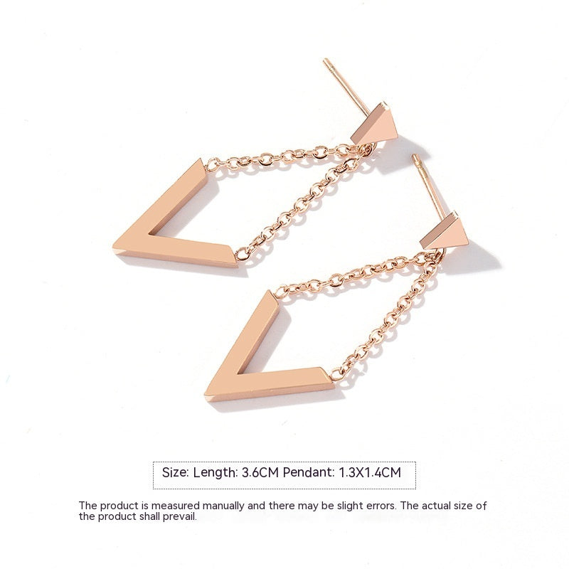 Feminine Titanium Earrings