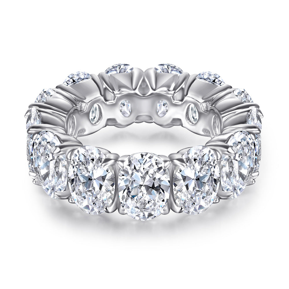 Sterling Silver Zircon Ring