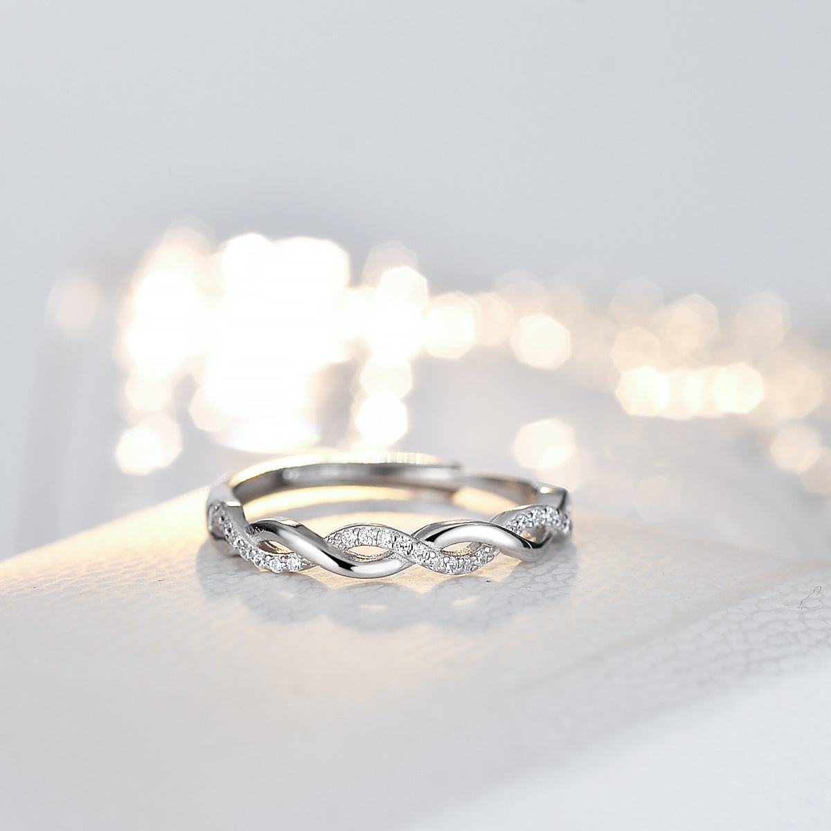 Silver Twist Ring - Kaldas Online Shopping