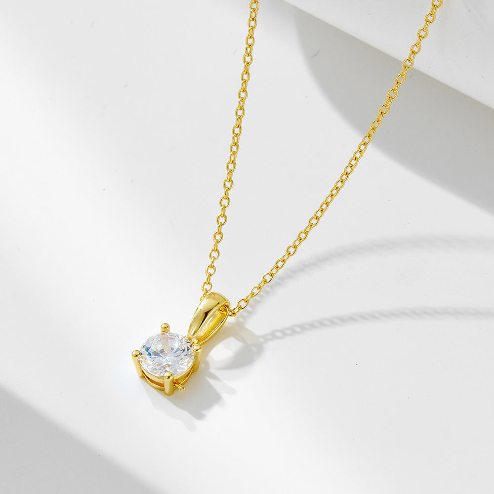 S925 Sterling Silver Luxe Claw Necklace