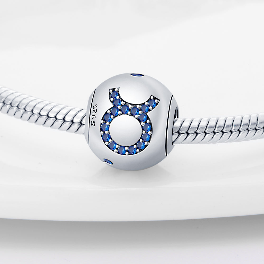 S925 Sterling Silver Zodiac Beads Bracelet