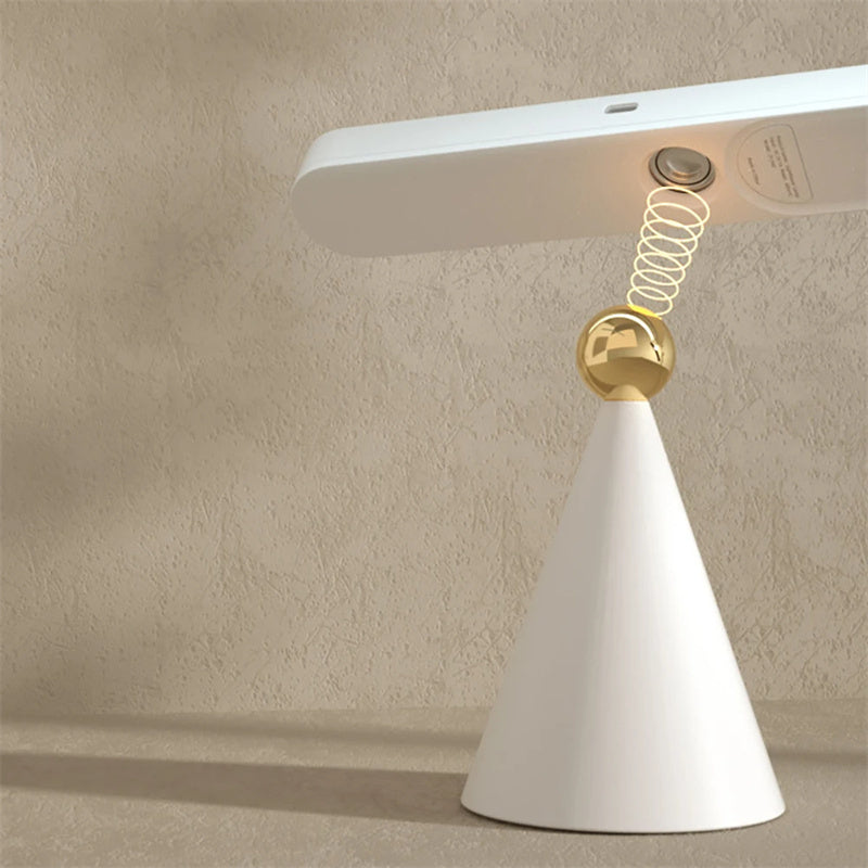 Creative Geometric Desk Lamp with Magnetic Suction, Wireless Design