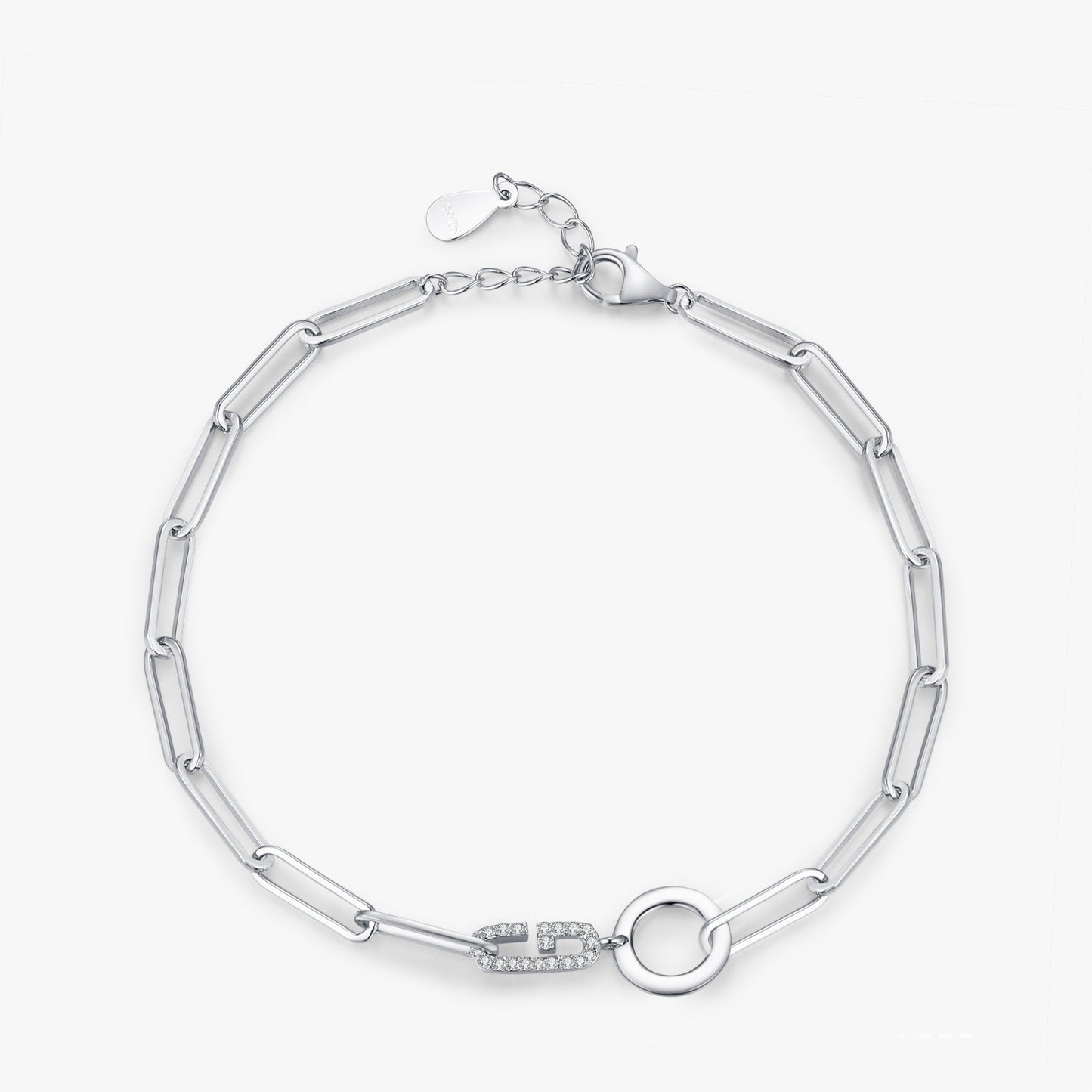 S925 Silver Chain-shaped Women Bracelet