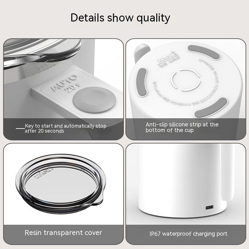 Portable Rechargeable Magnetic Coffee Cup