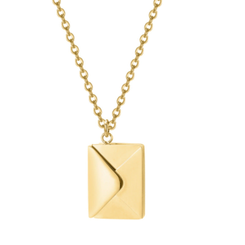 Envelope Love you letter Necklace - Kaldas Online Shopping