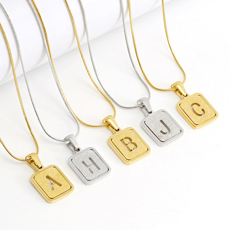 Alphabet Necklace - Kaldas Online Shopping