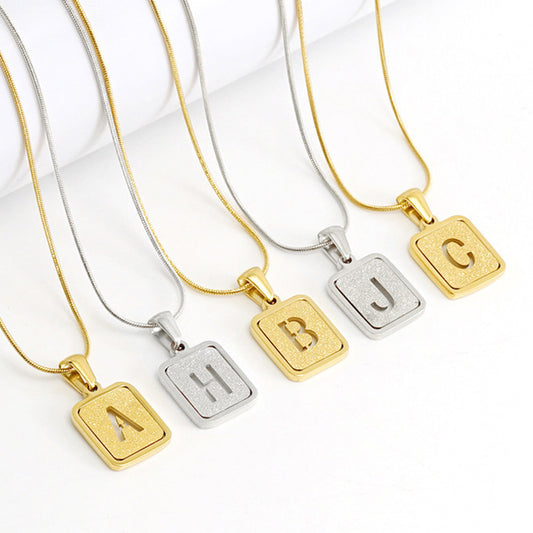Alphabet Necklace - Kaldas Online Shopping