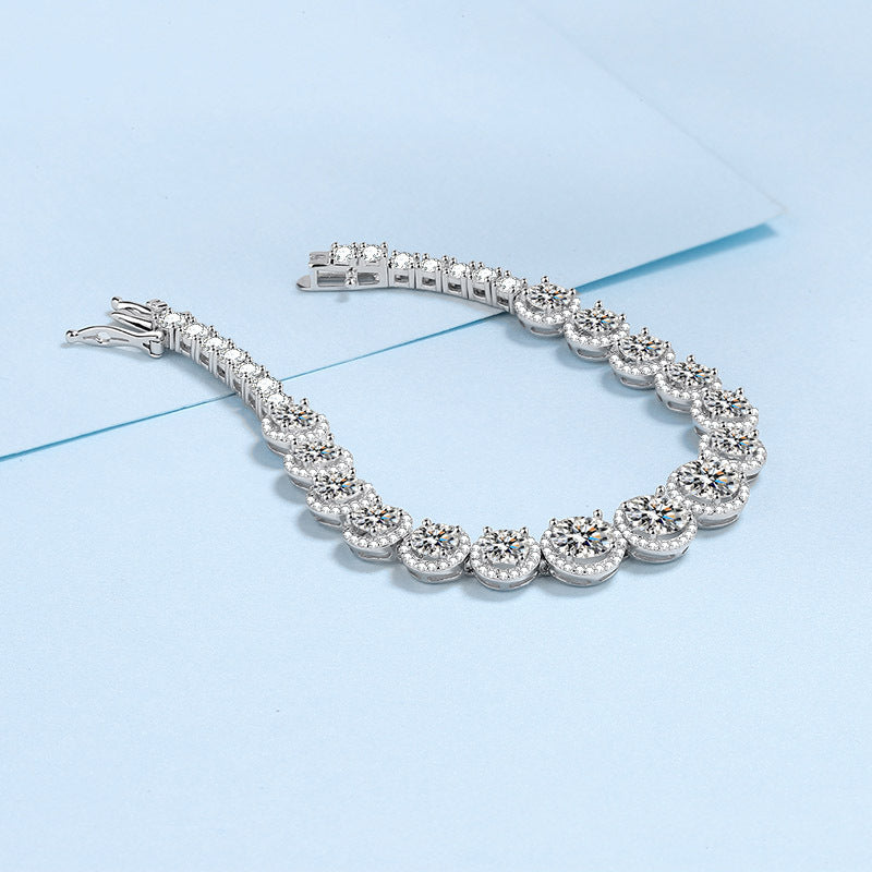 Silver Sparkling Bracelet - Kaldas Online Shopping