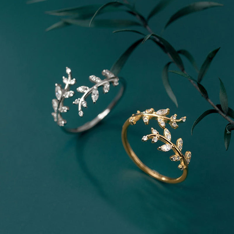 Leaf shape Ring - Kaldas Online Shopping