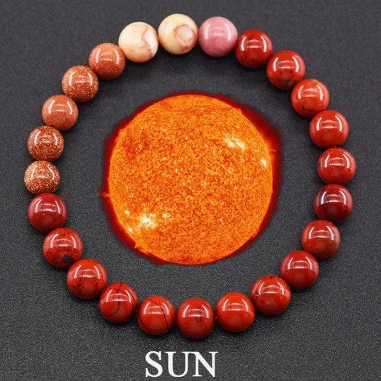 Natural Stone Planets Bracelet