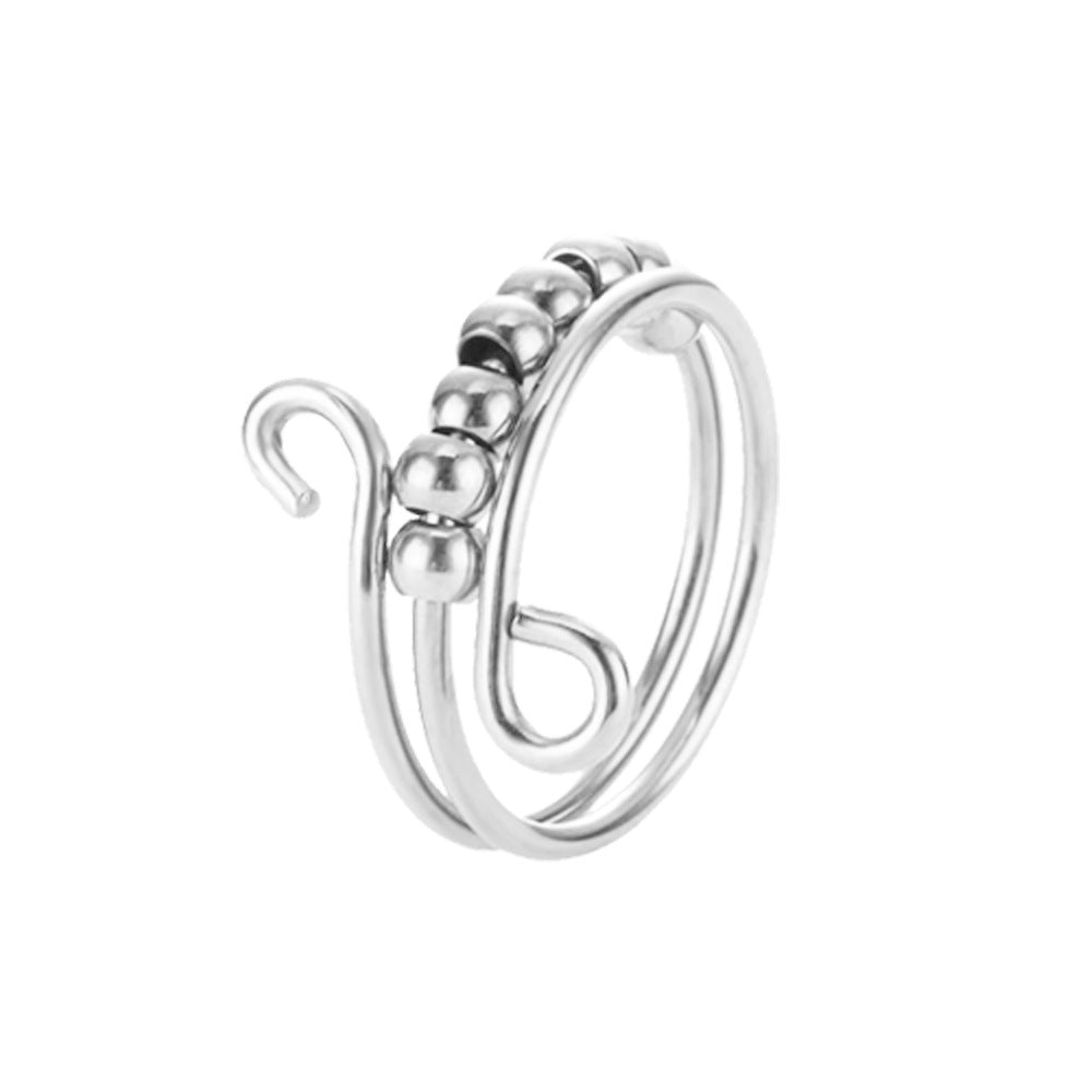 Multi-layer Rotating Bead Ring - Kaldas Online Shopping