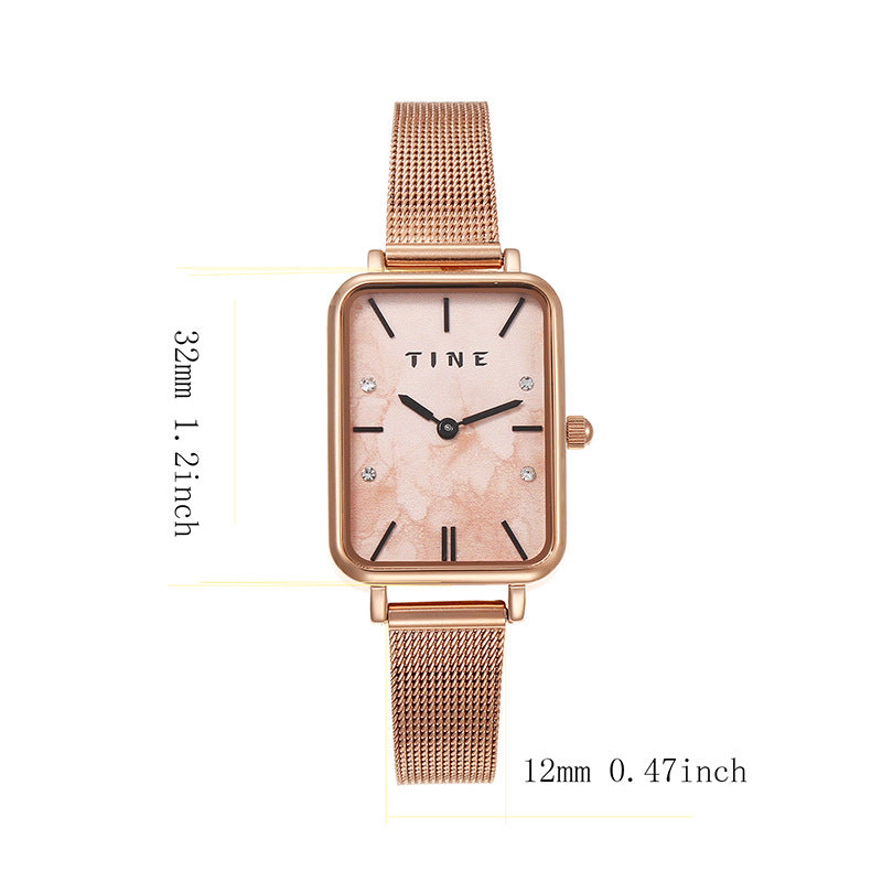 Square Shape Quartz Watch