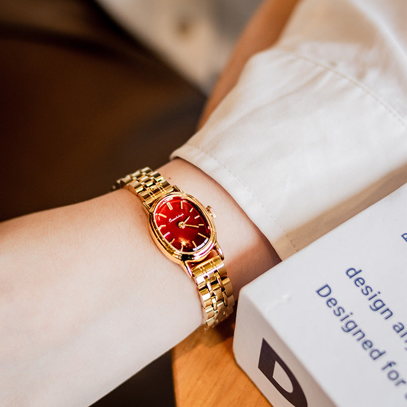 Oval Steel Watch Women