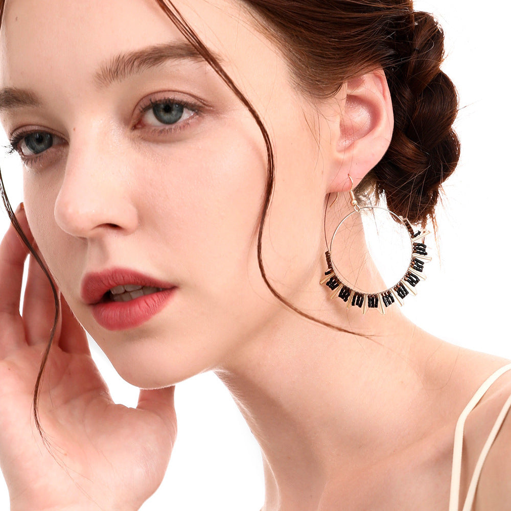 Ethnic Style Retro Beaded Earrings