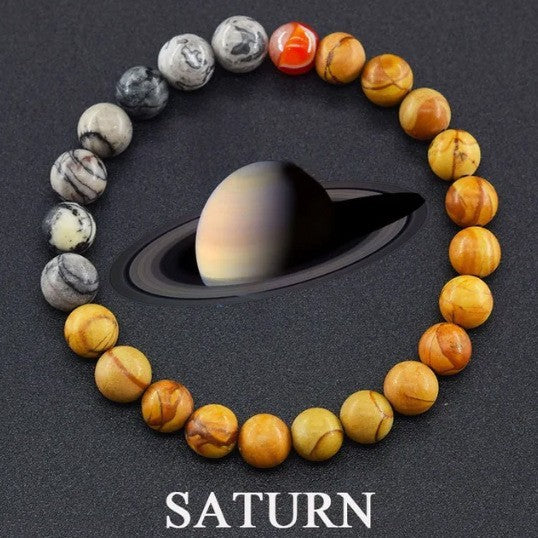 Natural Stone Planets Bracelet