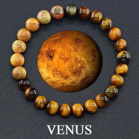 Natural Stone Planets Bracelet