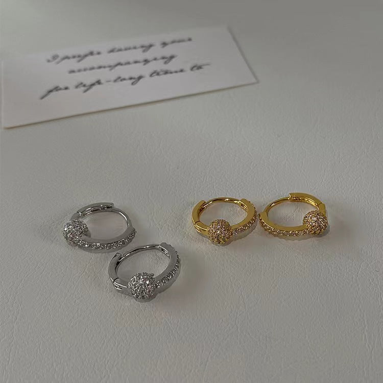 Copper Round Shape Earrings