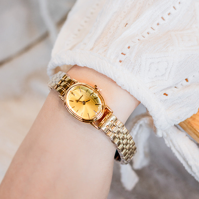 Oval Steel Watch Women