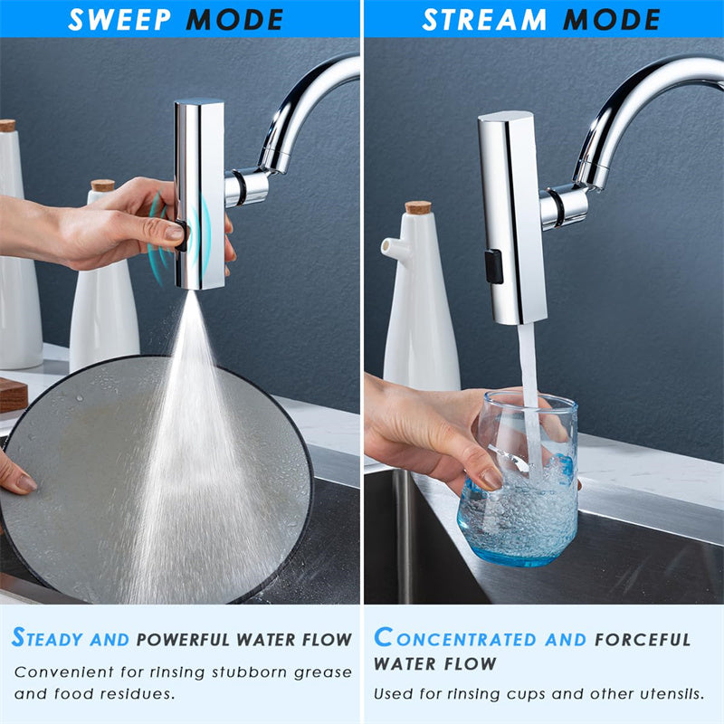 Universal Rotating Kitchen Faucet Bubbler