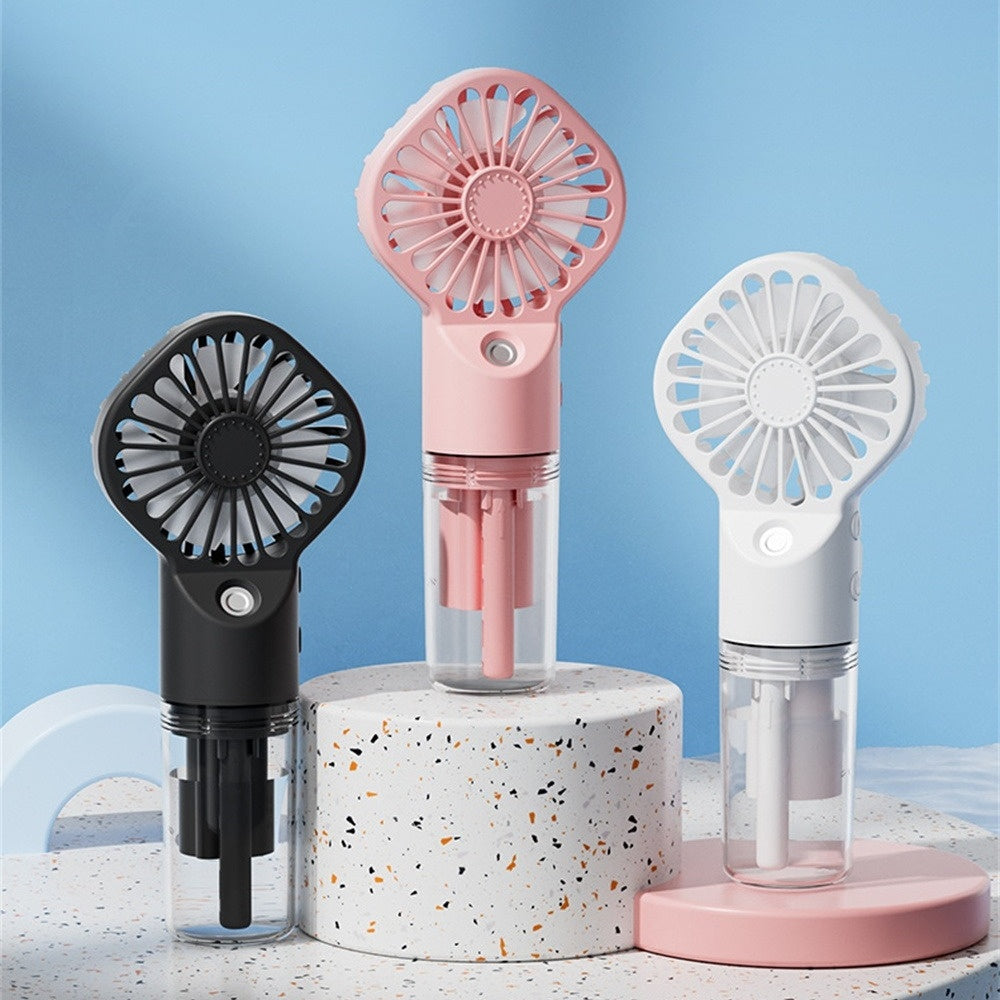 USB Rechargeable Mist Fan with Humidifier