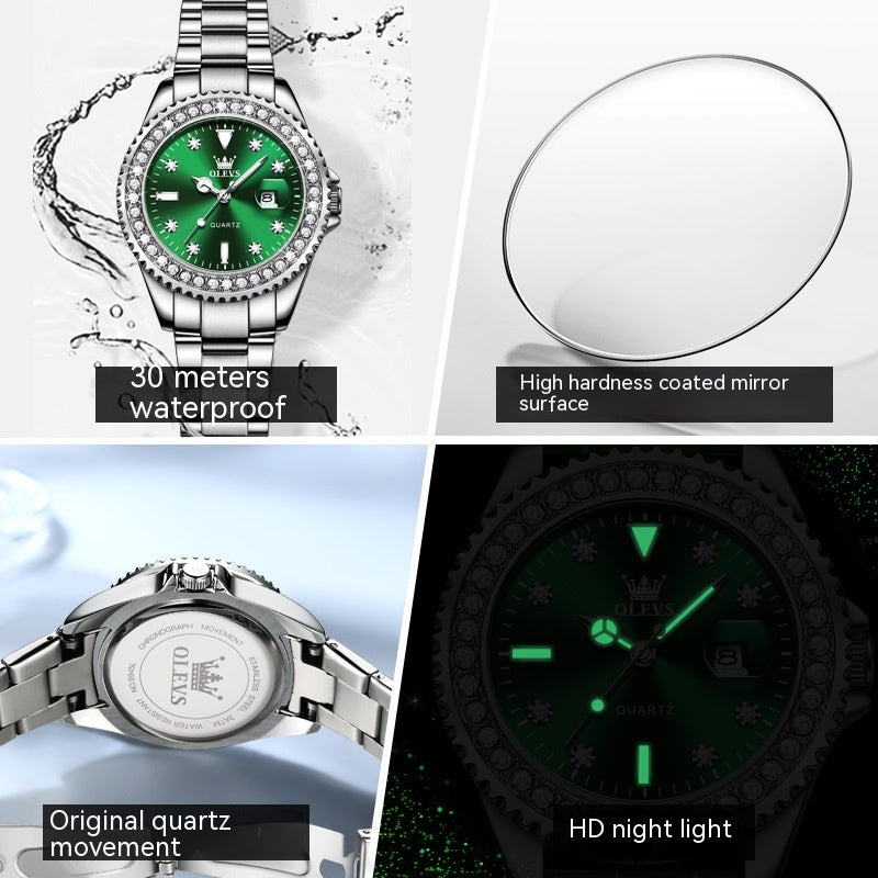 Quartz Women's Stainless Steel Watch