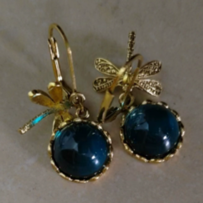 Moonstone Drop Earrings - Kaldas Online Shopping