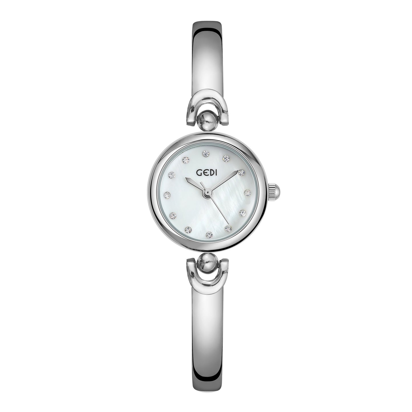 Exquisite Round Dial Bangle Quartz Watch