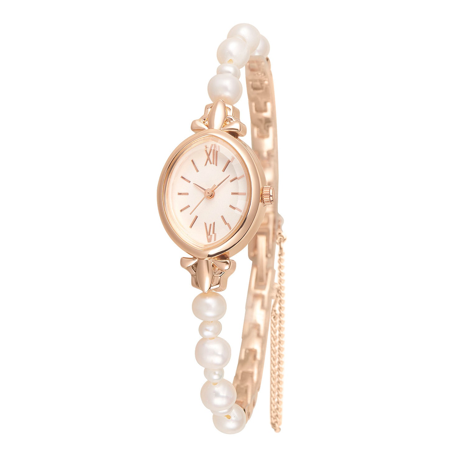 Natural Freshwater Pearl Strap Watch