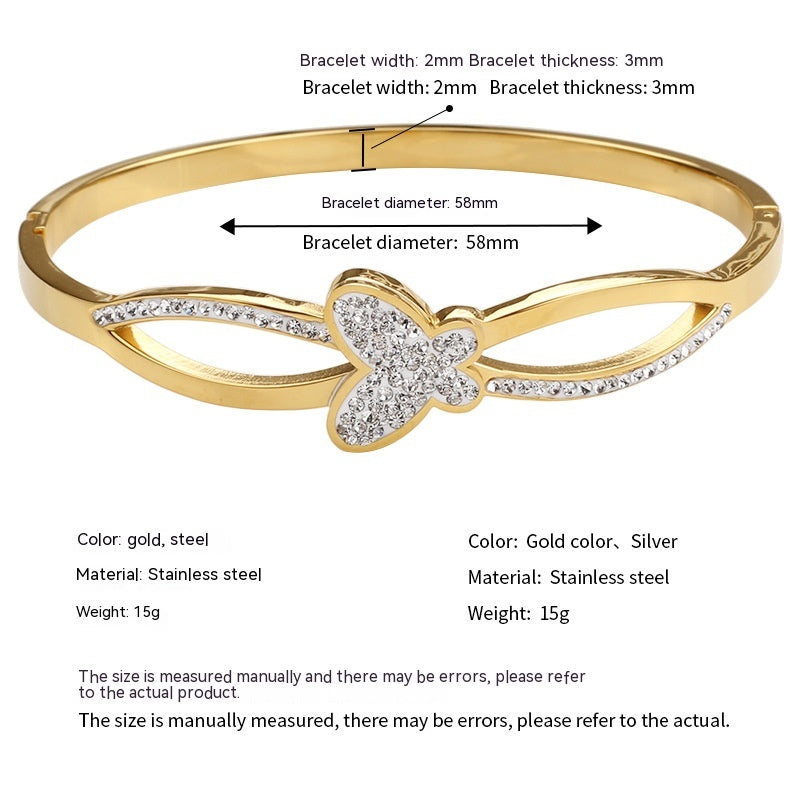 Three-dimensional Butterfly Bracelet