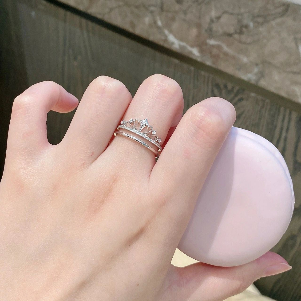 Crown Twin Ring