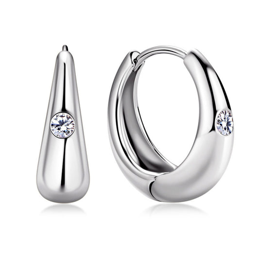 S925 Silver Moissanite Earrings