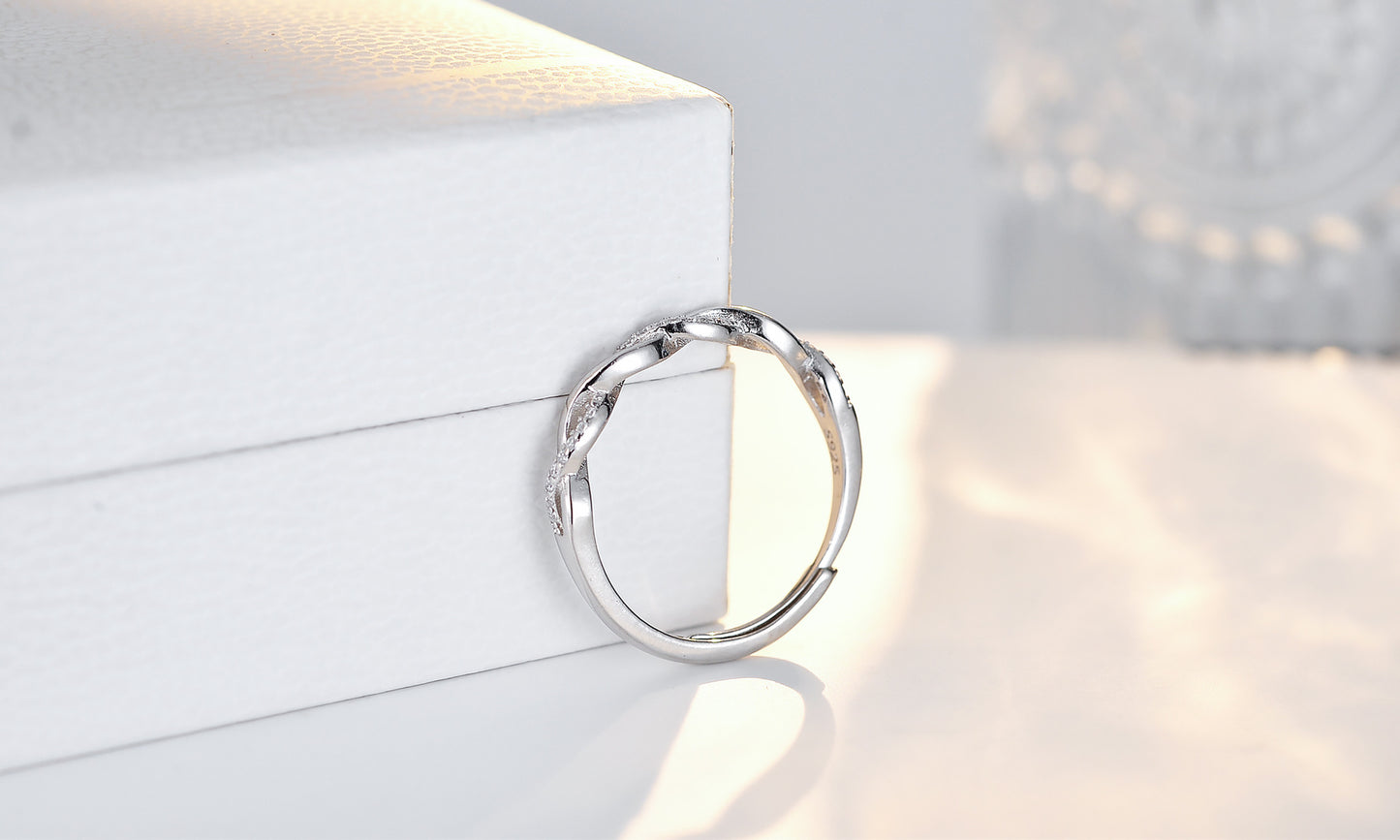 Silver Twist Ring - Kaldas Online Shopping