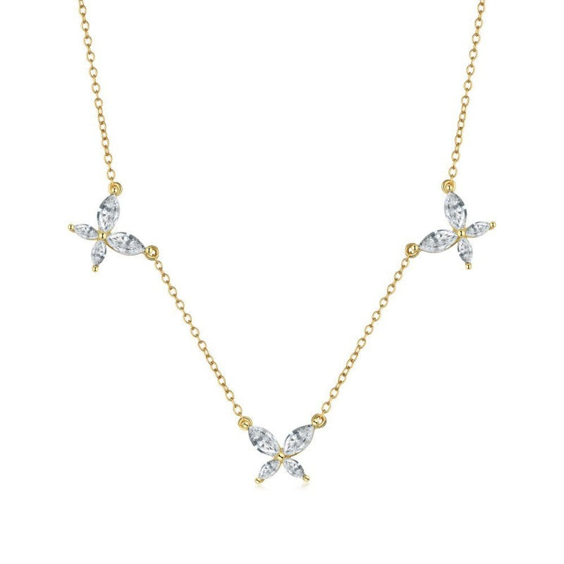 S925 Sterling Silver Butterfly Necklace