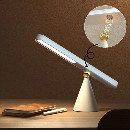 Creative Geometric Desk Lamp with Magnetic Suction, Wireless Design