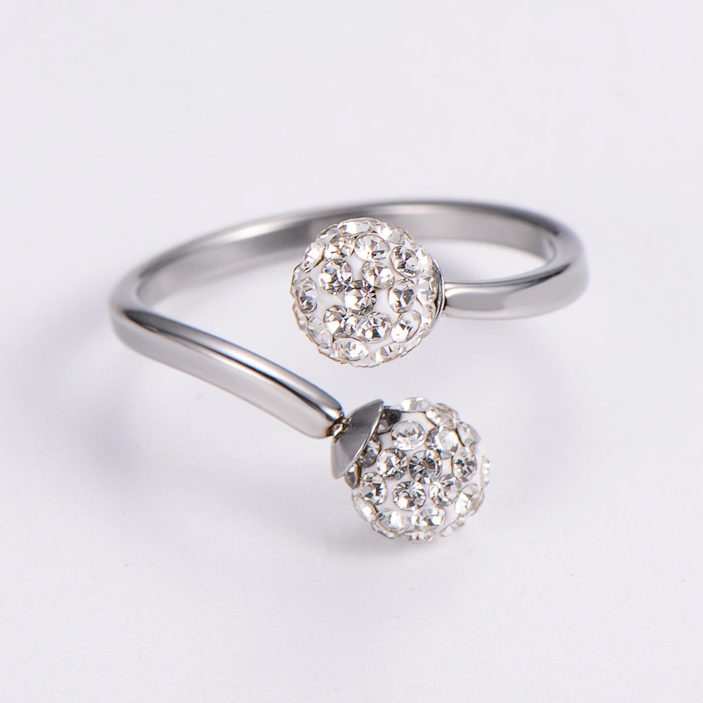 Hollow-out Stainless-Steel Ring