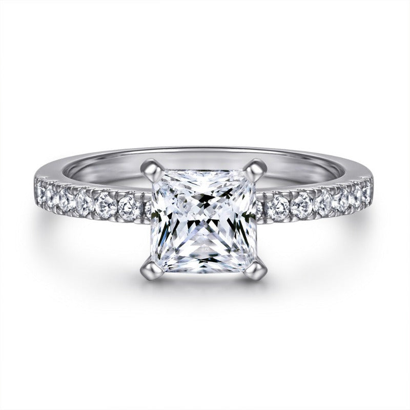S925 Sterling Silver 2 Pieces Ring set