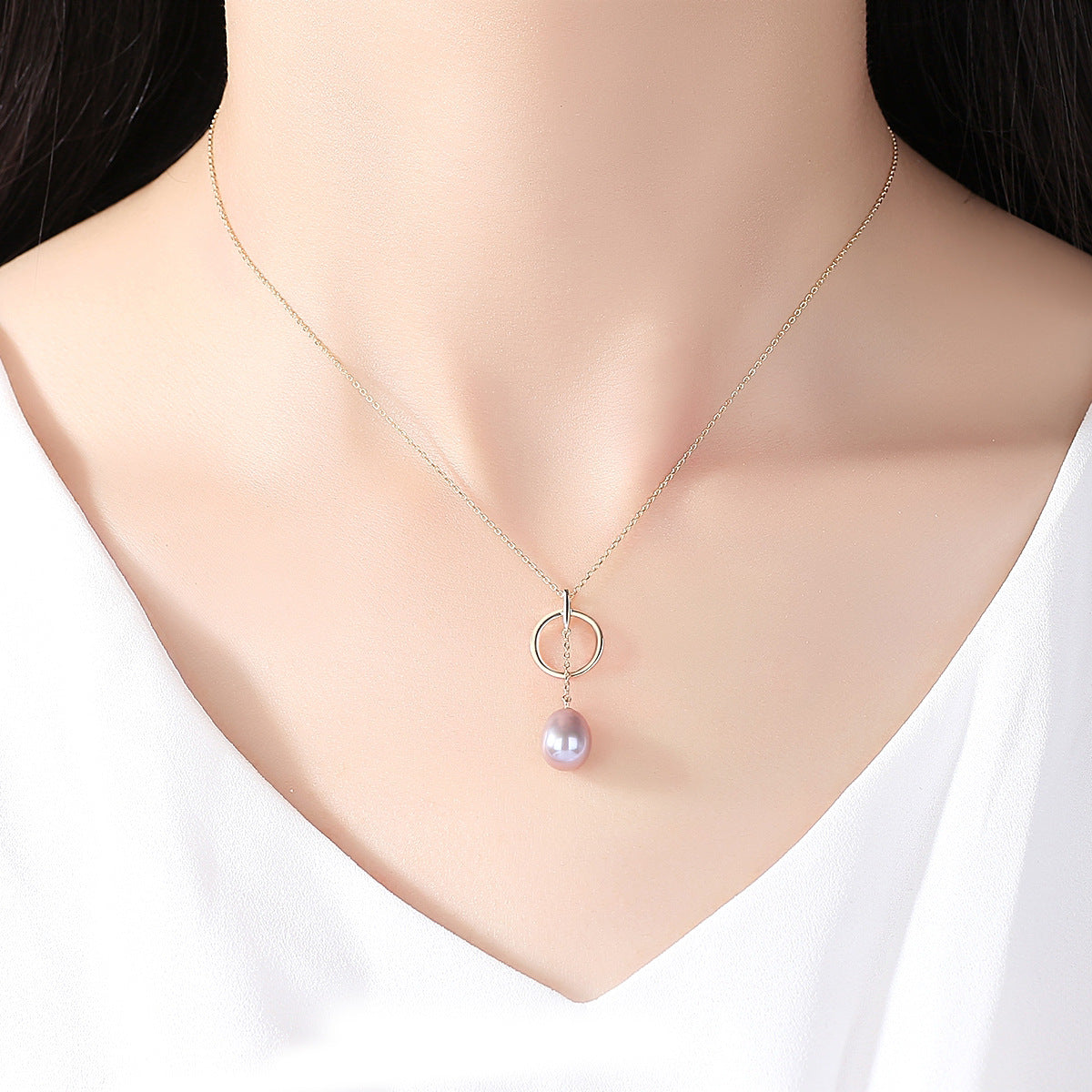 Sterling Silver Pearl Necklace Pendant