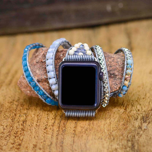 Popular Accessories Natural Stone Woven Watch Band